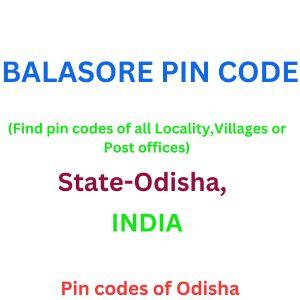 Balasore pin code