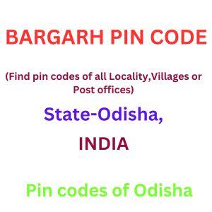 Bargarh pin code