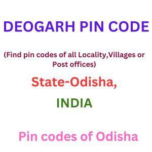 Deogarh Pin code