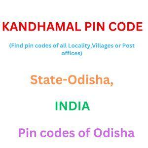 Kandhamal pin code