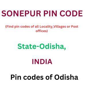 Sonepur Pin code